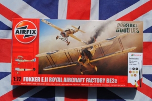 Airfix A50177 FOKKER E.II & ROYAL AIRCRAFT FACTORY BE2c